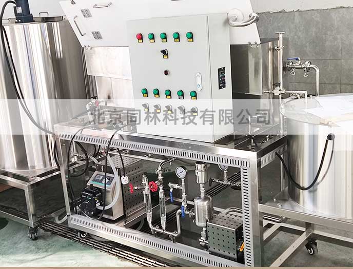 快速除油器实验装置验收完毕