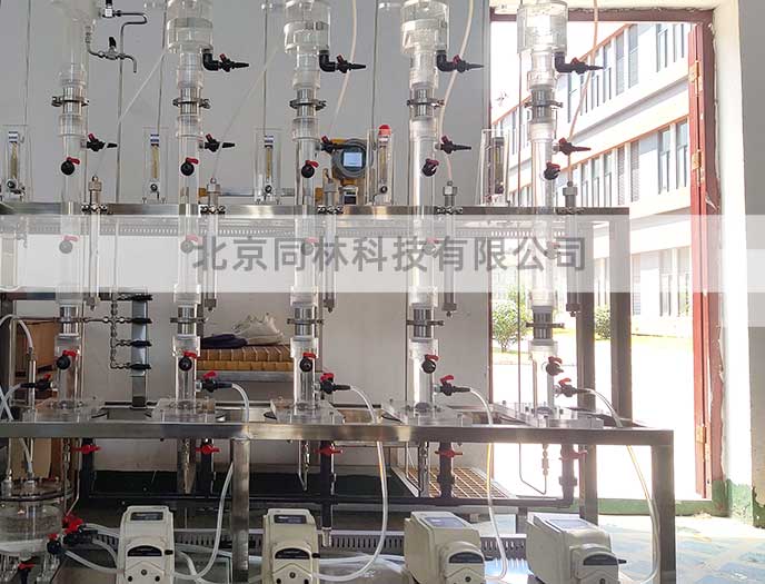 某单位5柱臭氧实验装置验收完毕